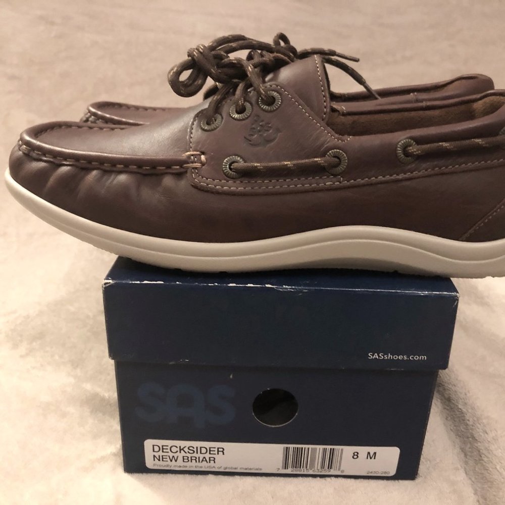 SAS Decksider Lace Up Boat Shoe